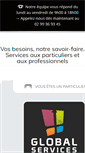 Mobile Screenshot of globalservices-rennes.fr